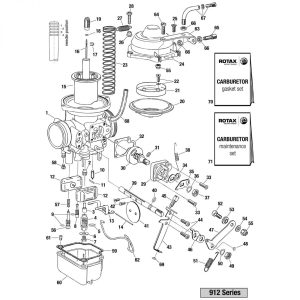 Chapter 73-00-00 : Carburetor - Single Parts 912 Series