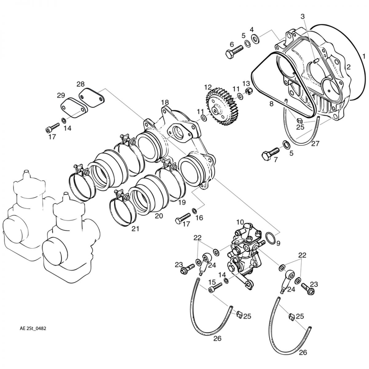Chapter 79-00-00 : Rotary Valve Cover, Oil Pump Drive, Oil Pump