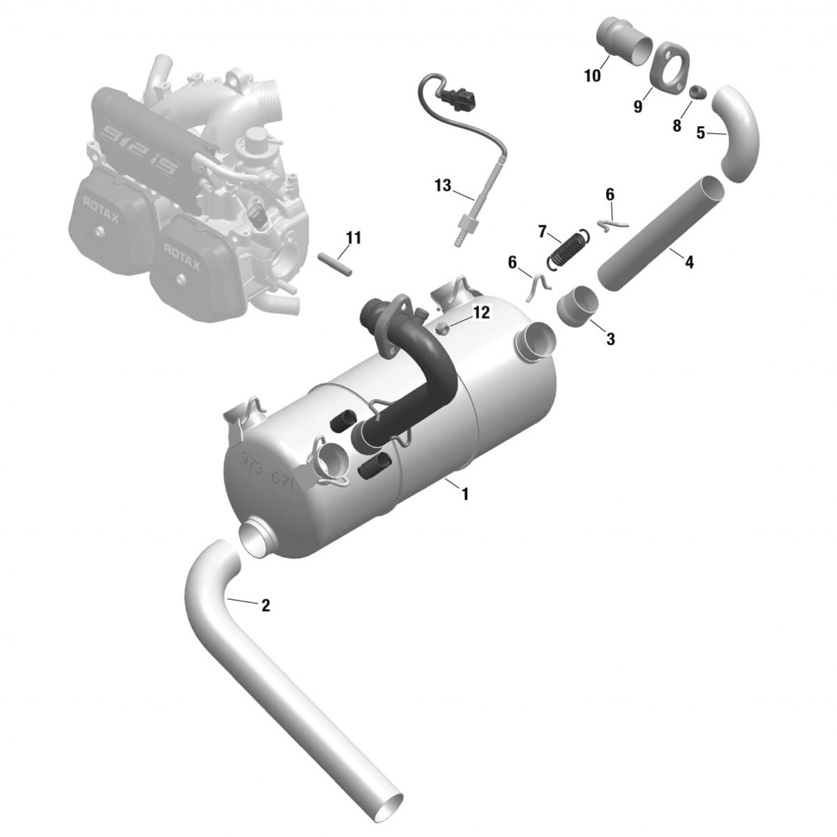 Chapter 78-10-00 : Exhaust System, Exhaust Temperature Sensor