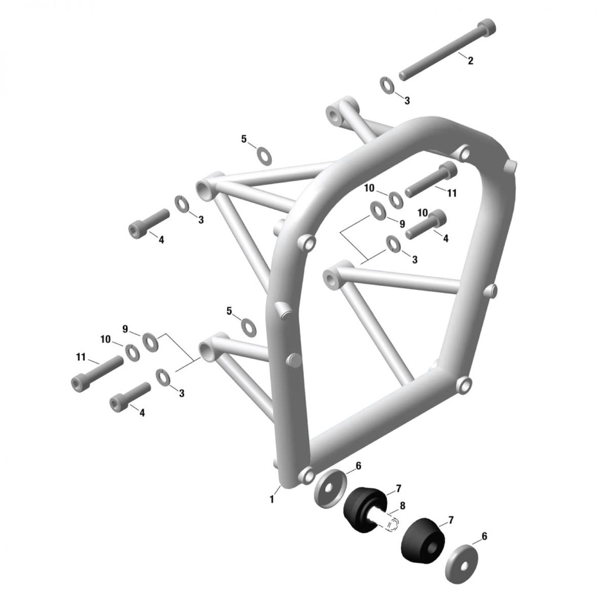 Chapter 71-20-00 : Engine Suspension Frame