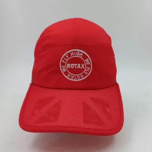 Cap "We Fly High" Red with White Embroidery